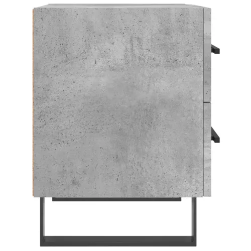 Betonszürke szerelt fa éjjeliszekrény 40 x 35 x 47,5 cm