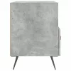 2 db betonszürke szerelt fa éjjeliszekrény 40 x 35 x 47,5 cm