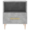 2 db betonszürke szerelt fa éjjeliszekrény 40 x 35 x 47,5 cm