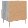 2 db szürke sonoma színű szerelt fa éjjeliszekrény 40x35x47,5cm