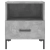 2 db betonszürke szerelt fa éjjeliszekrény 40 x 35 x 47,5 cm