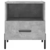 2 db betonszürke szerelt fa éjjeliszekrény 40 x 35 x 47,5 cm