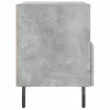 2 db betonszürke szerelt fa éjjeliszekrény 40 x 35 x 47,5 cm