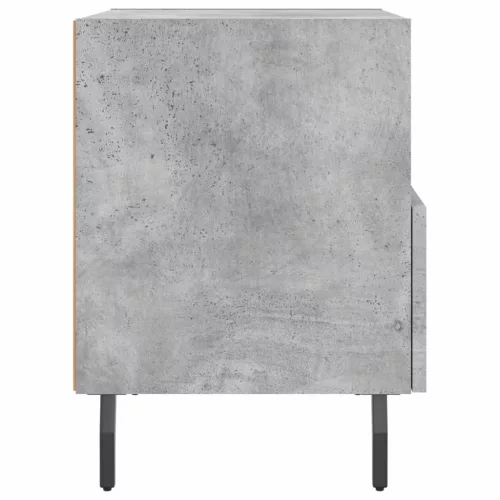 2 db betonszürke szerelt fa éjjeliszekrény 40 x 35 x 47,5 cm