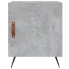 2 db betonszürke szerelt fa éjjeliszekrény 40 x 40 x 50 cm