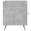 2 db betonszürke szerelt fa éjjeliszekrény 40 x 40 x 50 cm