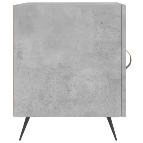 2 db betonszürke szerelt fa éjjeliszekrény 40 x 40 x 50 cm