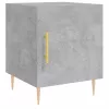 2 db betonszürke szerelt fa éjjeliszekrény 40 x 40 x 50 cm
