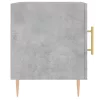 2 db betonszürke szerelt fa éjjeliszekrény 40 x 40 x 50 cm