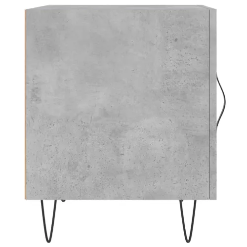 2 db betonszürke szerelt fa éjjeliszekrény 40 x 40 x 50 cm