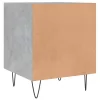 2 db betonszürke szerelt fa éjjeliszekrény 40 x 40 x 50 cm