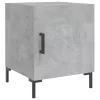 2 db betonszürke szerelt fa éjjeliszekrény 40 x 40 x 50 cm