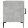 2 db betonszürke szerelt fa éjjeliszekrény 40 x 40 x 50 cm