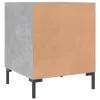 2 db betonszürke szerelt fa éjjeliszekrény 40 x 40 x 50 cm