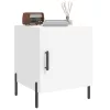 Fehér szerelt fa éjjeliszekrény 40 x 40 x 50 cm