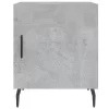 2 db betonszürke szerelt fa éjjeliszekrény 40 x 40 x 50 cm