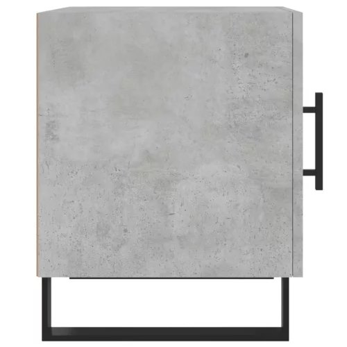 2 db betonszürke szerelt fa éjjeliszekrény 40 x 40 x 50 cm