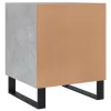2 db betonszürke szerelt fa éjjeliszekrény 40 x 40 x 50 cm