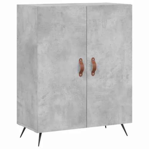 Betonszürke szerelt fa tálalószekrény 69,5 x 34 x 90 cm