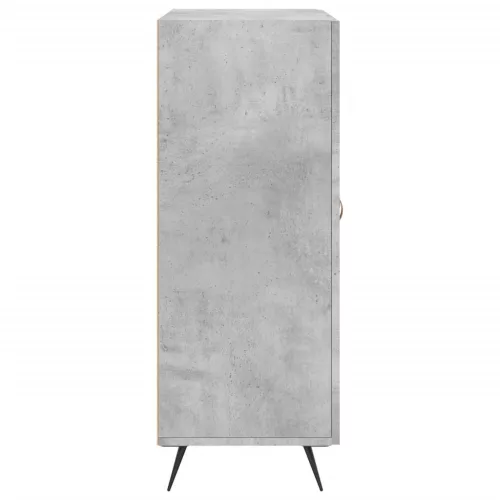 Betonszürke szerelt fa tálalószekrény 69,5 x 34 x 90 cm