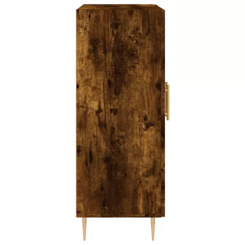 Füstös tölgy színű szerelt fa tálalószekrény 69,5 x 34 x 90 cm