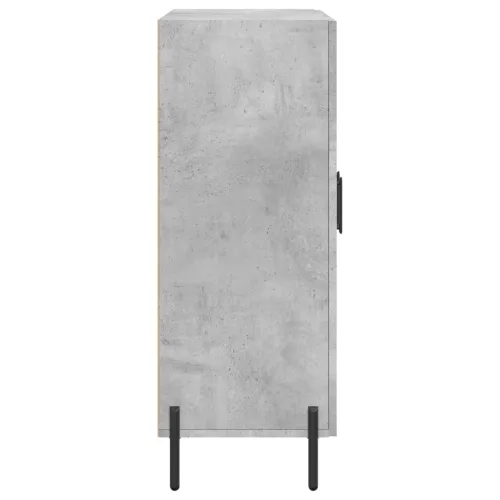 Betonszürke szerelt fa tálalószekrény 69,5 x 34 x 90 cm