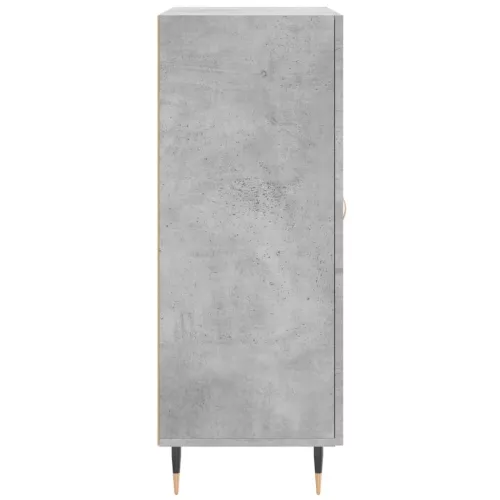 Betonszürke szerelt fa tálalószekrény 69,5 x 34 x 90 cm