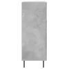 Betonszürke szerelt fa tálalószekrény 69,5 x 34 x 90 cm