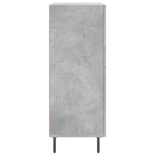 Betonszürke szerelt fa tálalószekrény 69,5 x 34 x 90 cm
