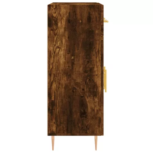 Füstös tölgy színű szerelt fa tálalószekrény 69,5 x 34 x 90 cm