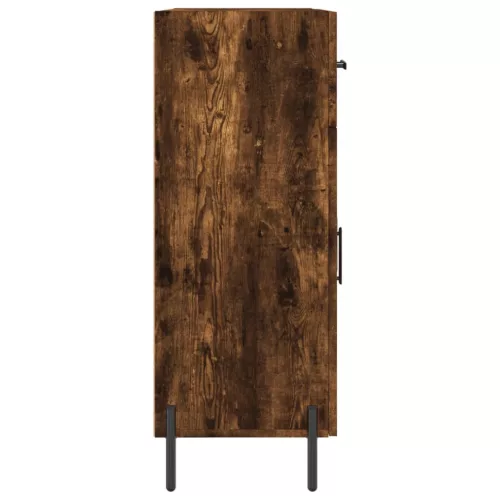 Füstös tölgy színű szerelt fa tálalószekrény 69,5 x 34 x 90 cm