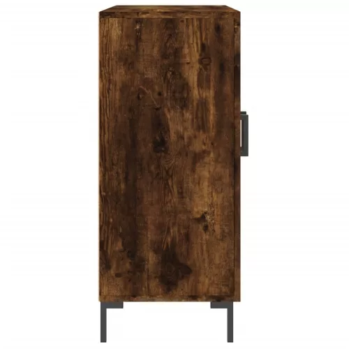 Füstös tölgy színű szerelt fa tálalószekrény 90 x 34 x 80 cm