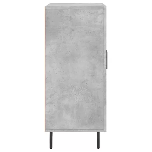Betonszürke szerelt fa tálalószekrény 90 x 34 x 80 cm