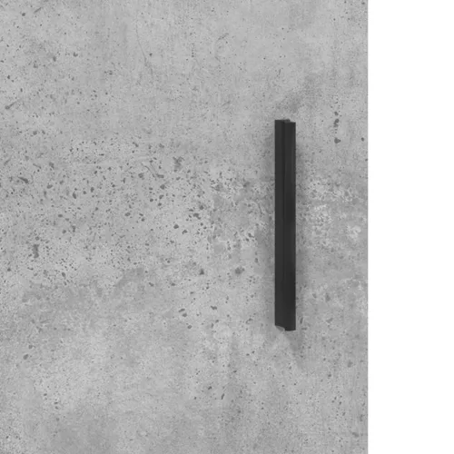 Betonszürke szerelt fa tálalószekrény 90 x 34 x 80 cm