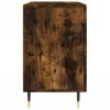 Füstös tölgy színű szerelt fa tálalószekrény 100 x 36 x 90 cm