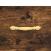 Füstös tölgy színű szerelt fa tálalószekrény 100 x 36 x 90 cm