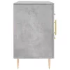 Betonszürke szerelt fa tálalószekrény 100 x 36 x 60 cm