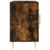 Füstös tölgy színű szerelt fa tálalószekrény 100 x 36 x 90 cm