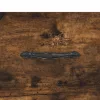 Füstös tölgy színű szerelt fa tálalószekrény 100 x 36 x 90 cm