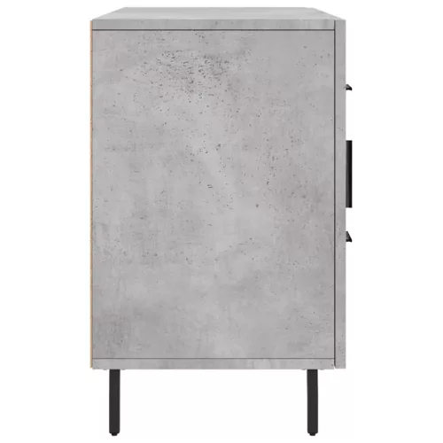 Betonszürke szerelt fa tálalószekrény 100 x 36 x 60 cm