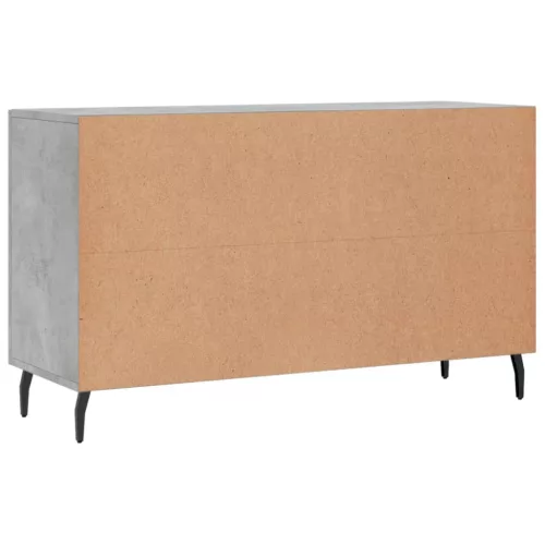 Betonszürke szerelt fa tálalószekrény 100 x 36 x 60 cm