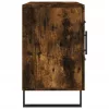 Füstös tölgy színű szerelt fa tálalószekrény 100 x 36 x 90 cm