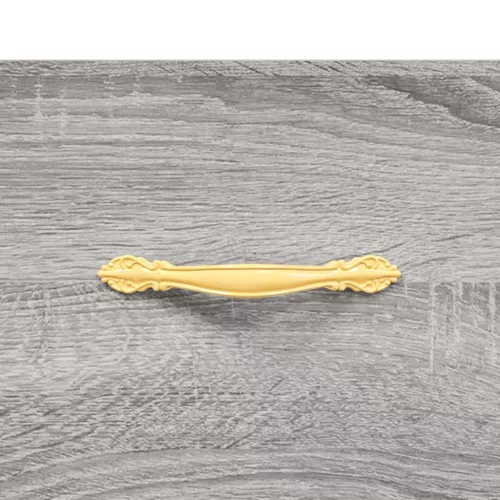 Szürke sonoma szerelt fa magasszekrény 69,5 x 31 x 115 cm