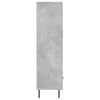 Betonszürke szerelt fa magasszekrény 69,5 x 31 x 115 cm