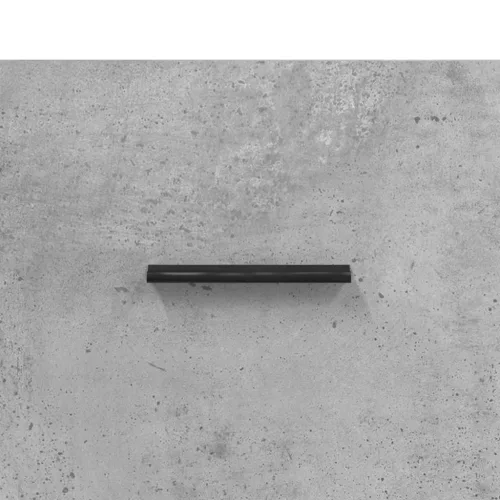 Betonszürke szerelt fa magasszekrény 69,5 x 31 x 115 cm