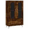 Füstös tölgy színű szerelt fa magasszekrény 69,5 x 31 x 115 cm