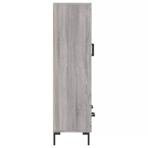 Szürke sonoma szerelt fa magasszekrény 69,5 x 31 x 115 cm