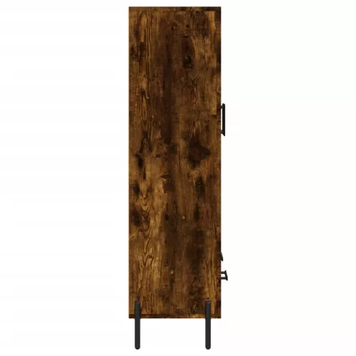 Füstös tölgy színű szerelt fa magasszekrény 69,5 x 31 x 115 cm