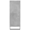 Betonszürke szerelt fa polcos szekrény 69,5 x 32,5 x 90 cm