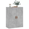 Betonszürke fali szekrény 69,5x34x90 cm